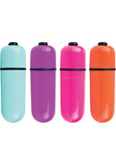 Vooom Bullets Mini Vibrators Waterproof - Assorted Colors 20 Each Per Counter Display