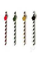 Happy F`n Birthday Tall Party Straws (8 Per Pack) - Assorted Colors