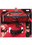 Master Series - Crimson Tied Chained Collar With Leash - Red And Black