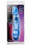 B Yours Vibe 6 Vibrating Dildo 9in - Blue